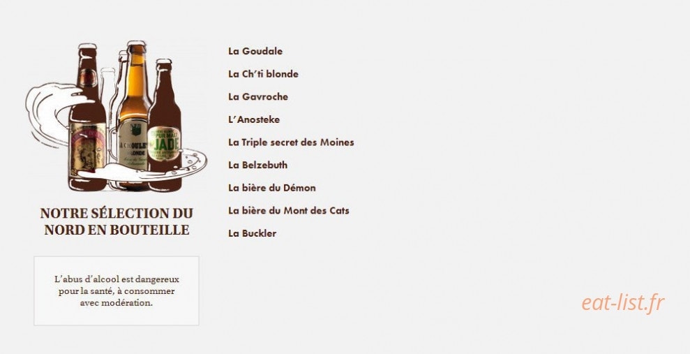Le Comptoir du Malt — carte page 36