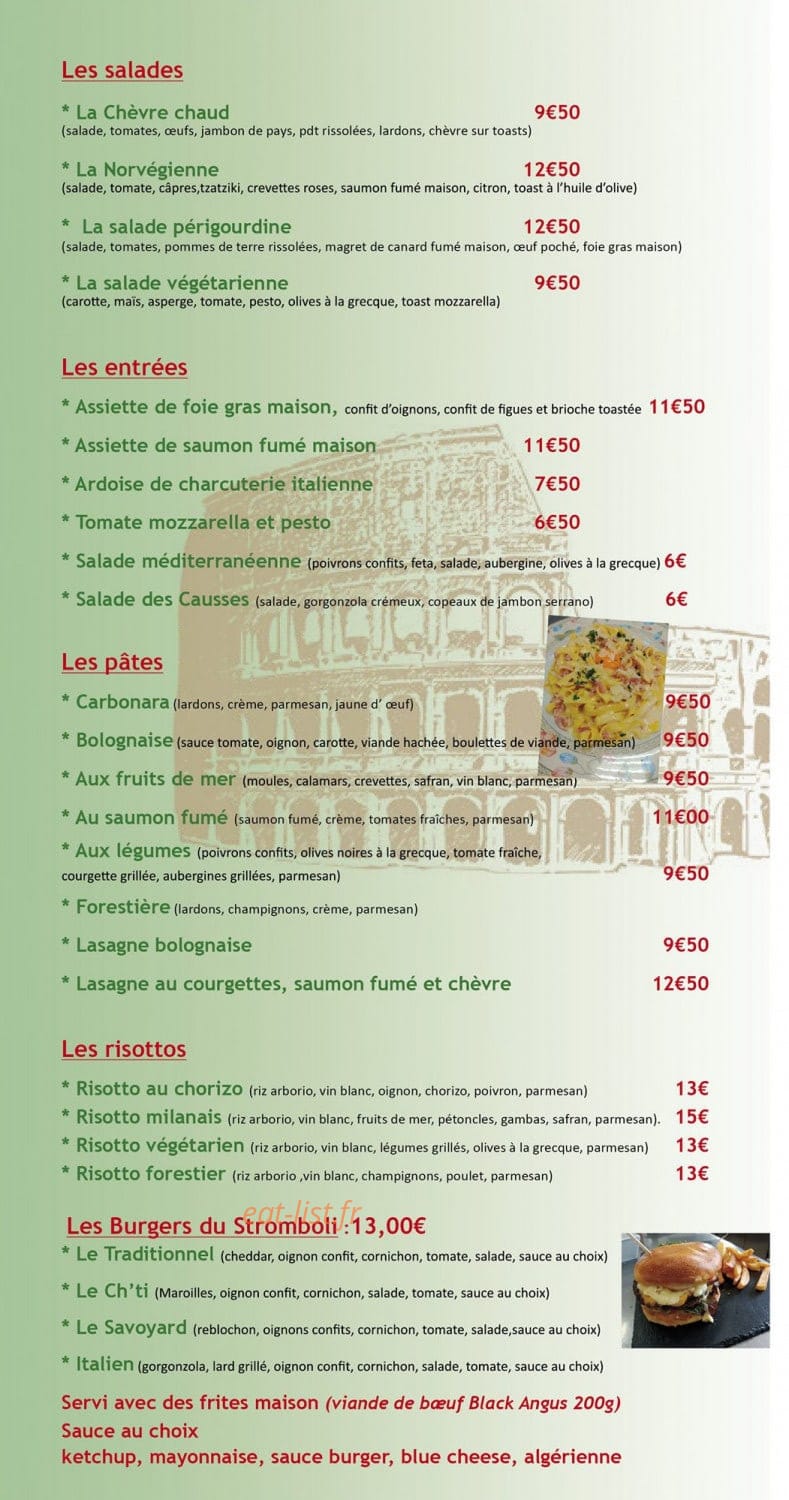Le Stromboli — carte page 1