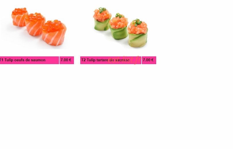 Sushi Nobara — carte page 8