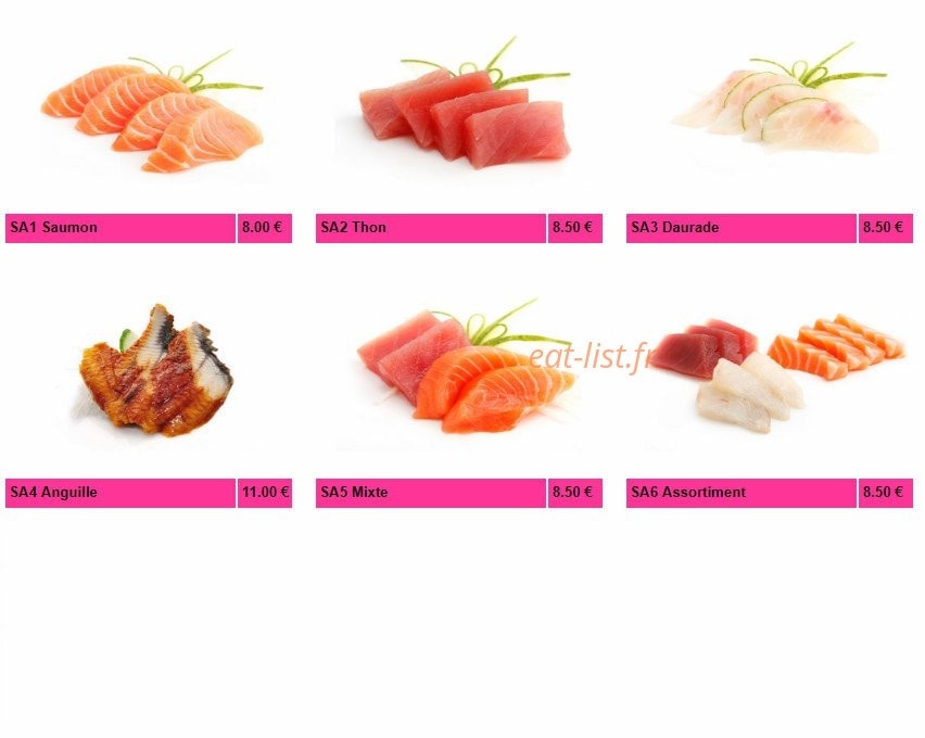 Sushi Nobara — carte page 9