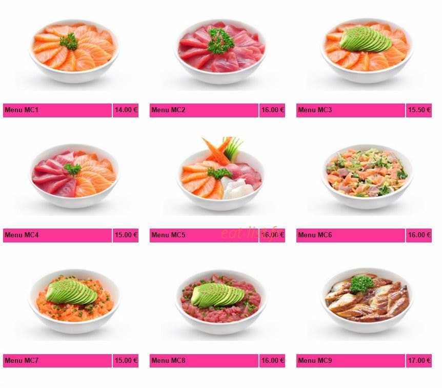 Sushi Nobara — carte page 15