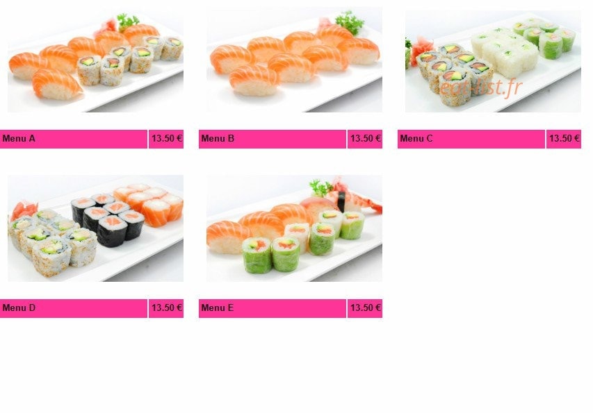 Sushi Nobara — carte page 12