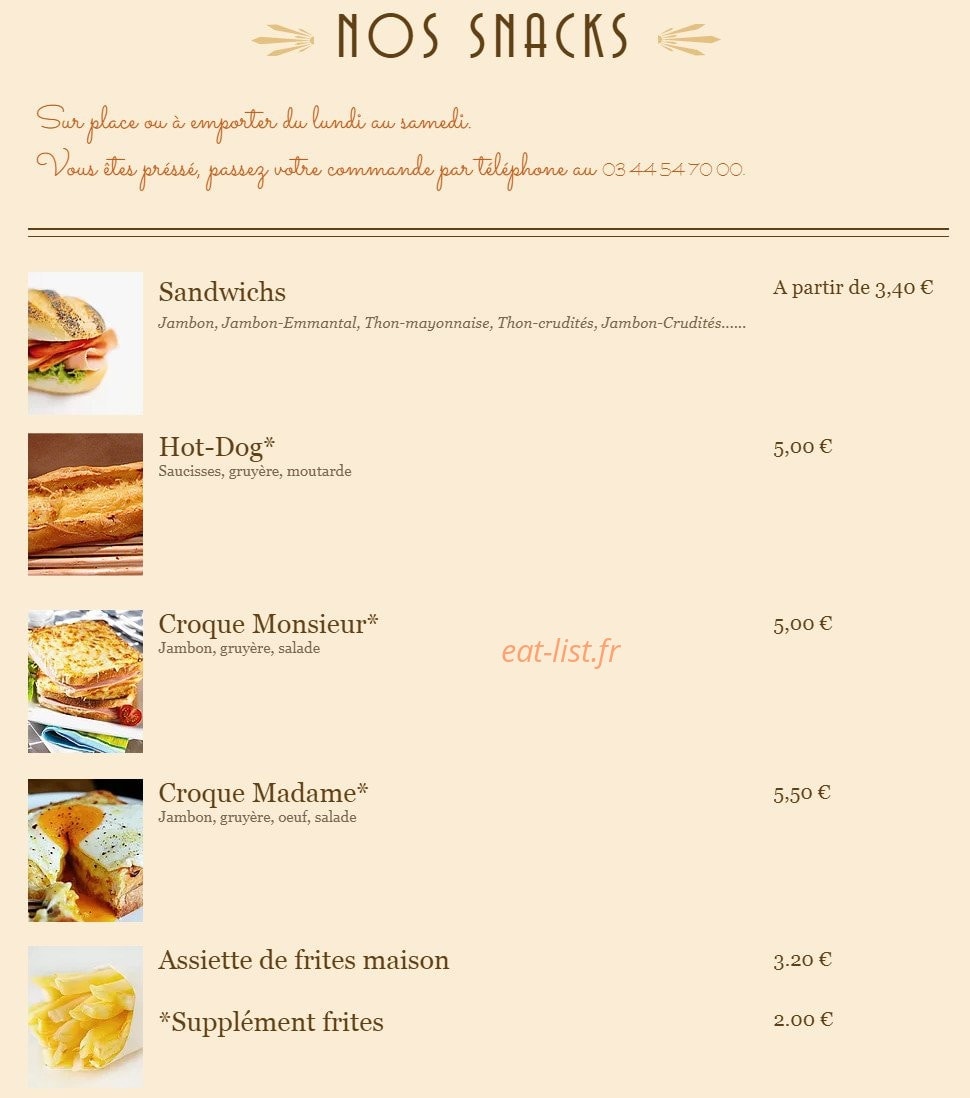 Au Puits Chantant — carte page 2