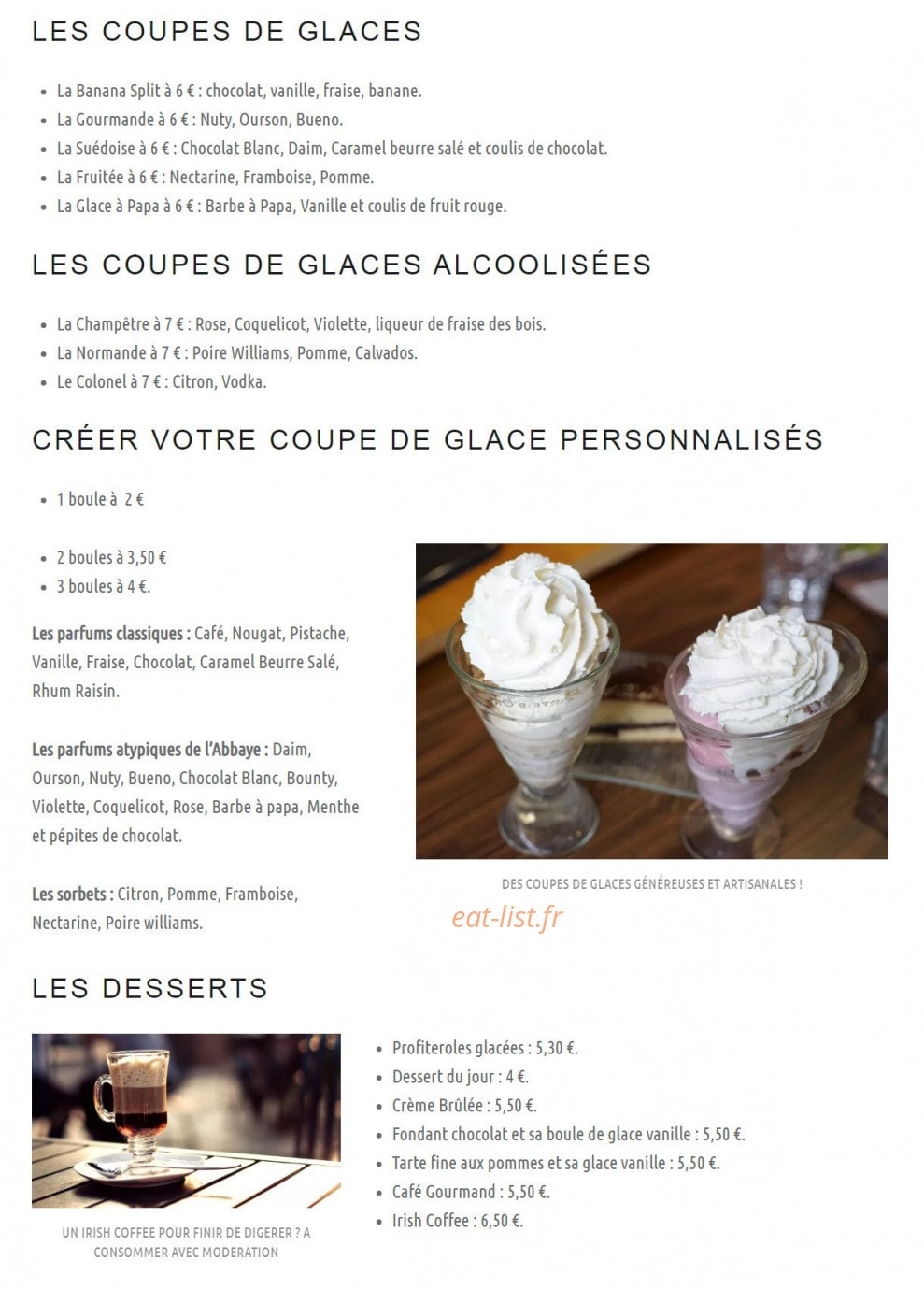 L'Abbaye — carte page 8