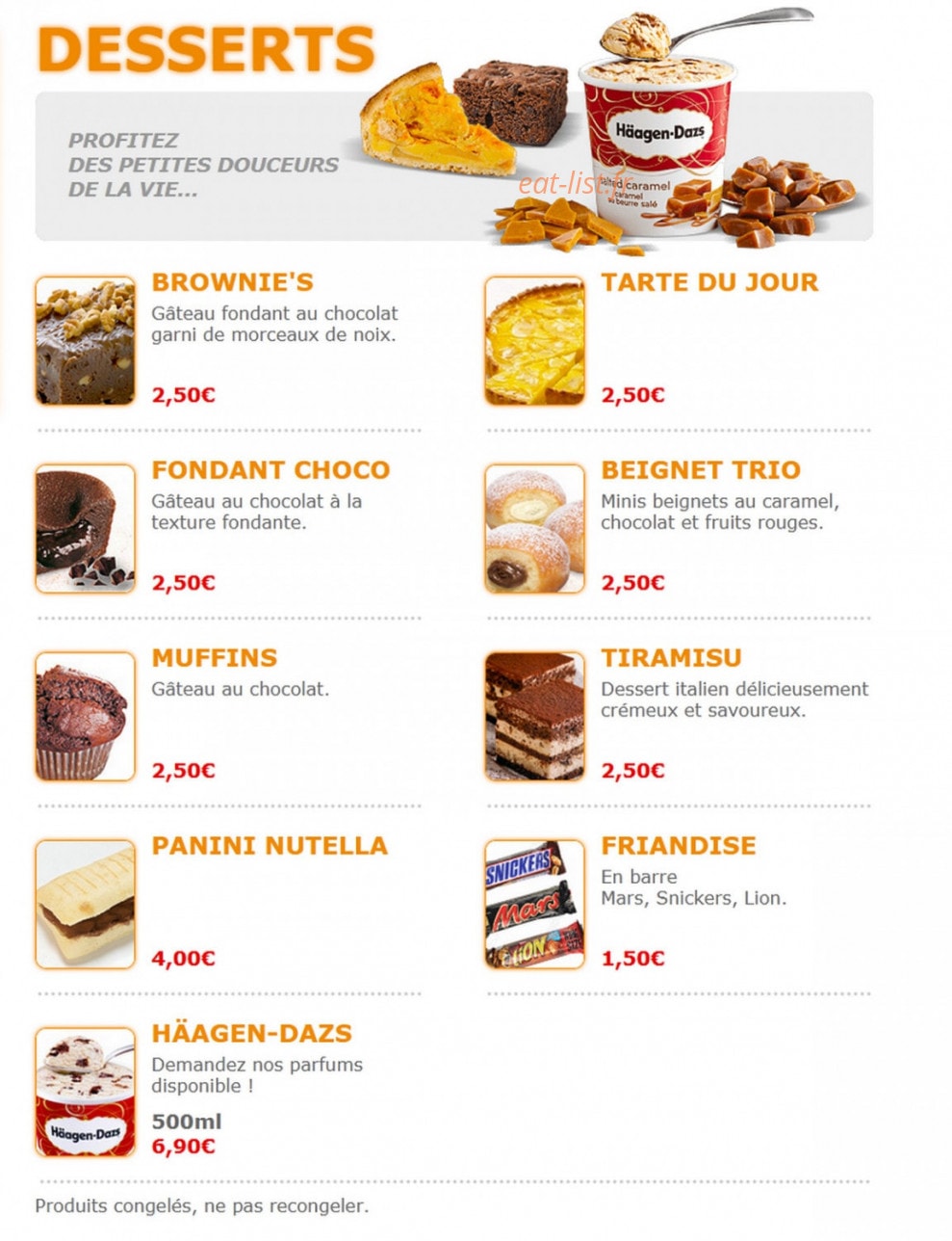 Family pizza — carte page 7