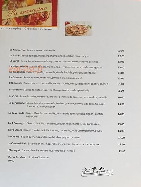 La Sarrazine — carte page 1
