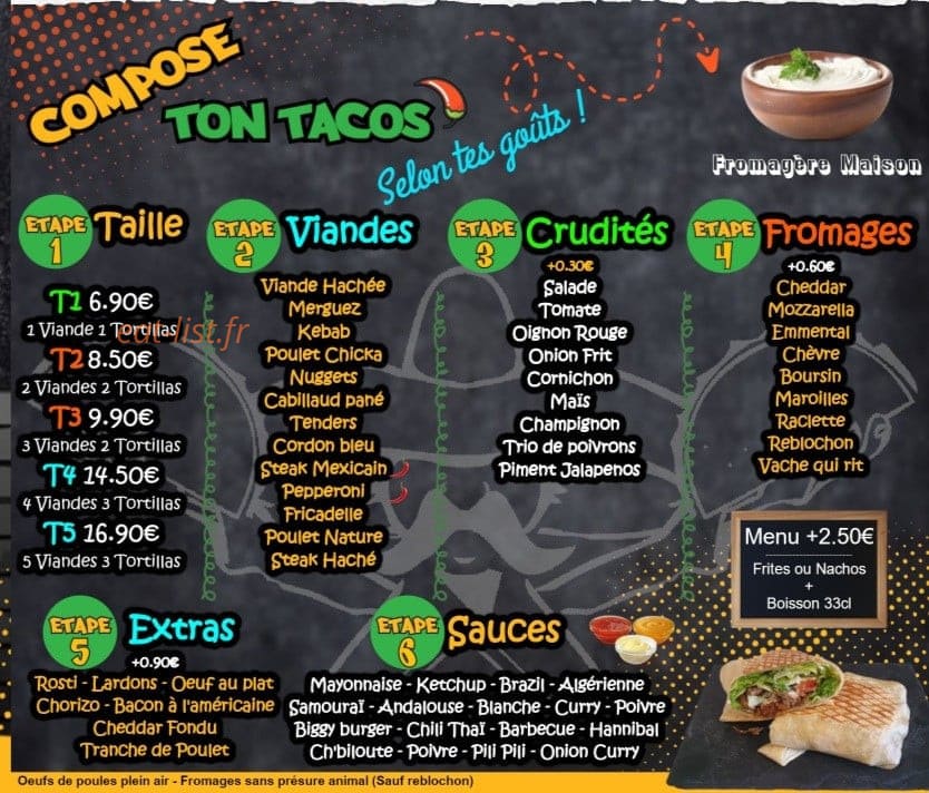 Tacos Perfeito 2 — carte page 1