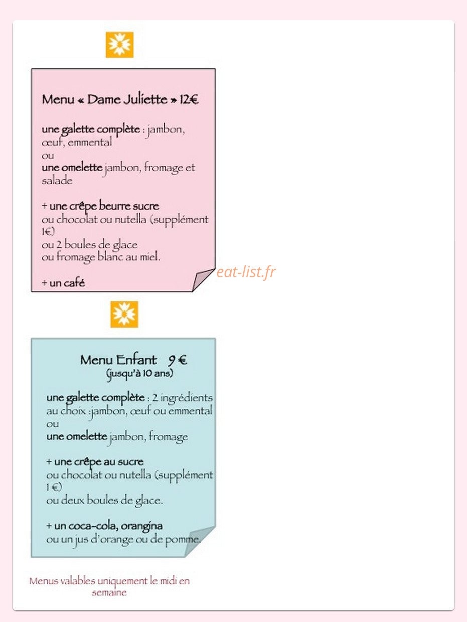 Dame juliette — carte page 5