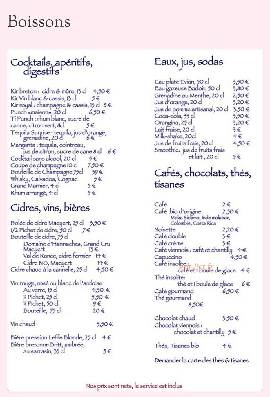 Dame juliette — carte page 7