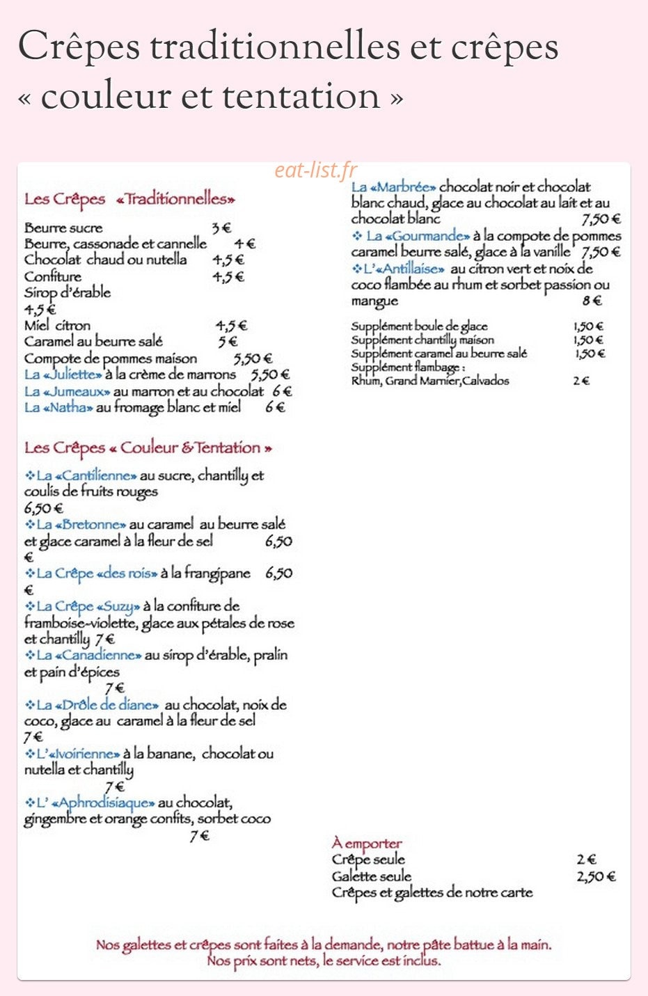 Dame juliette — carte page 3