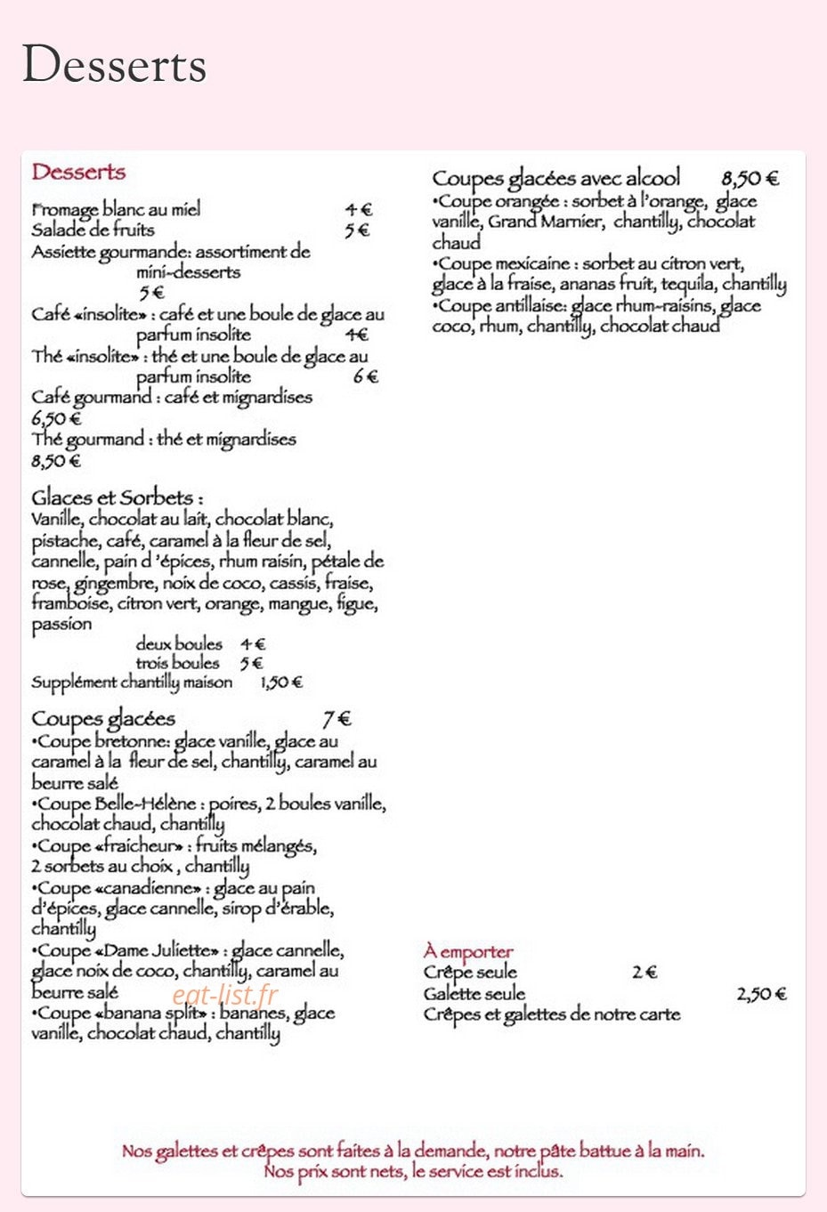 Dame juliette — carte page 6