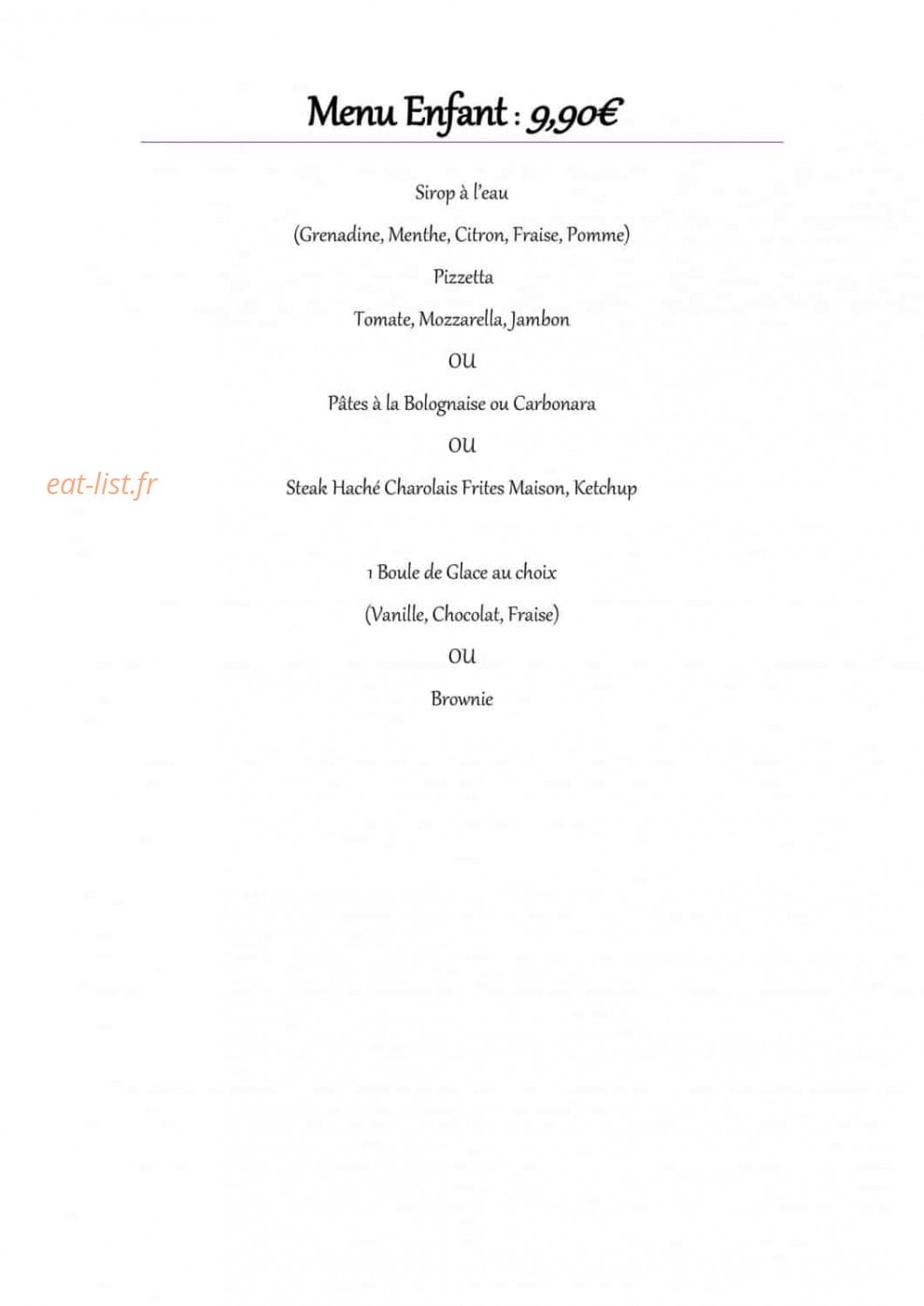 La Cantina — carte page 4