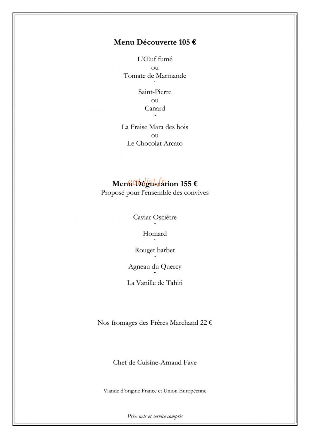 La Table du Connétable — carte page 2