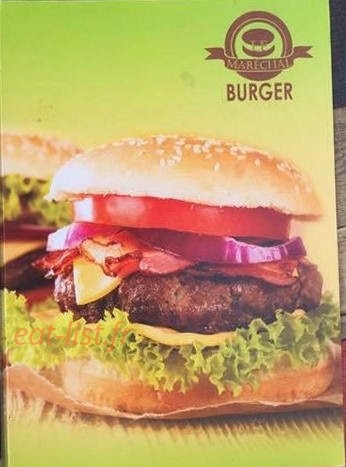 Maréchal Burger — carte page 1