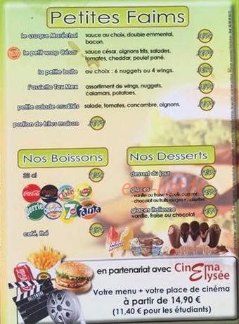 Maréchal Burger — carte page 4