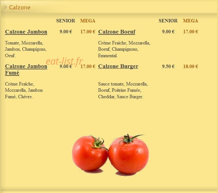 Pizza Lusitalia — carte page 5