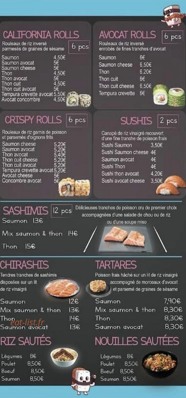 Mi Sushi — carte page 3