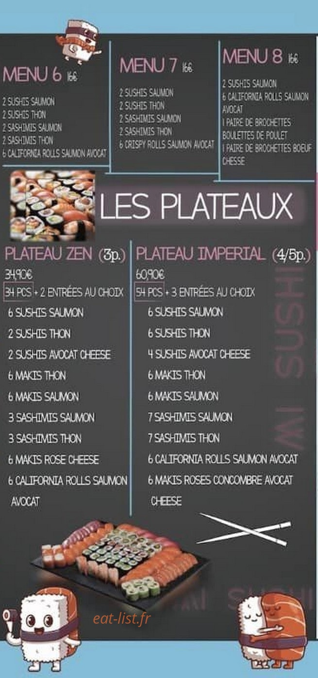 Mi Sushi — carte page 6