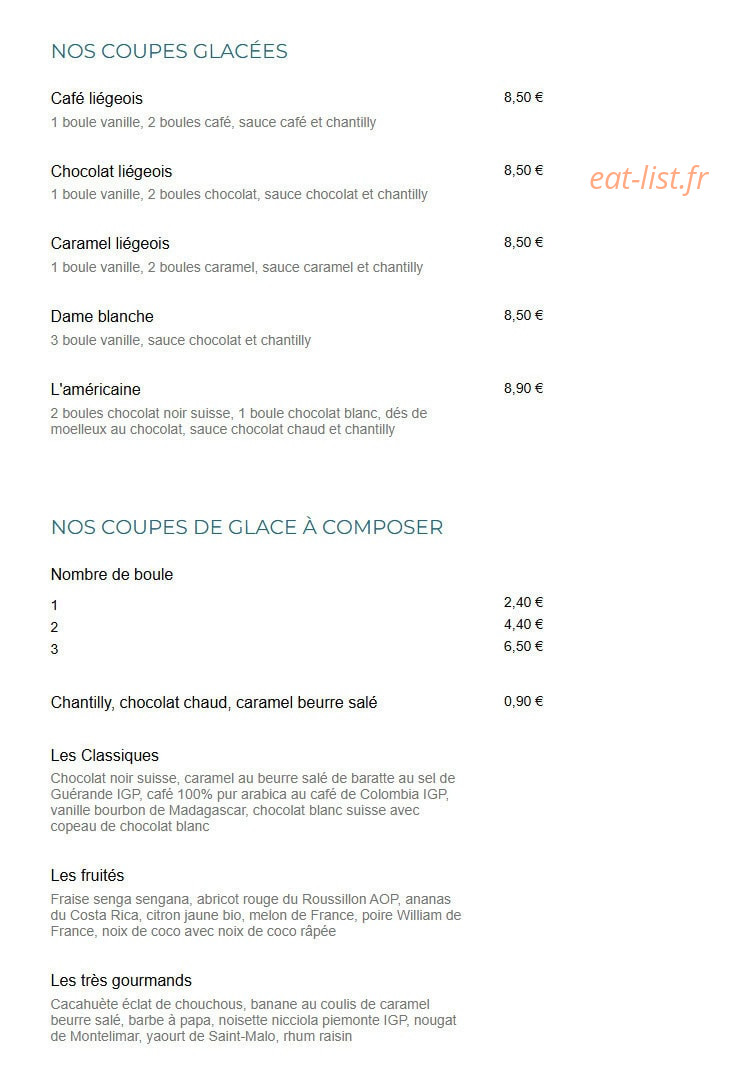 Chez Laurette — carte page 6