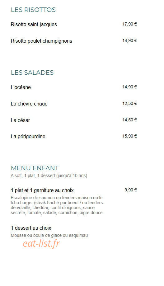 Chez Laurette — carte page 4