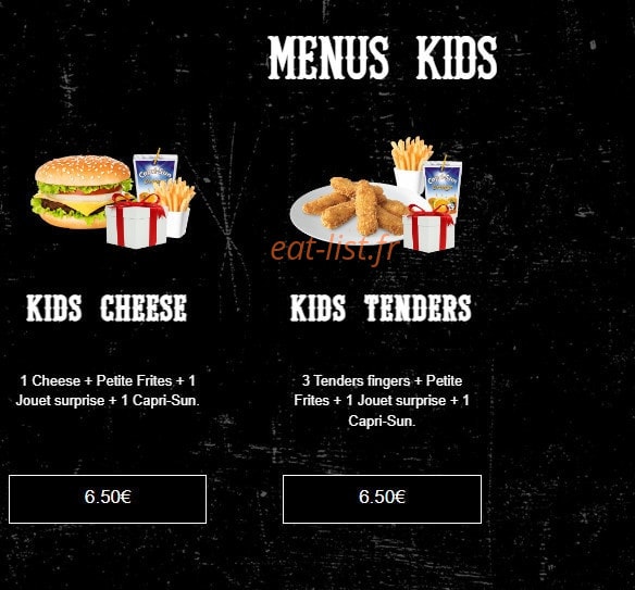 Charlot Grill — carte page 2