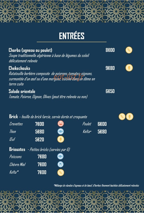 Le Simbad — carte page 8