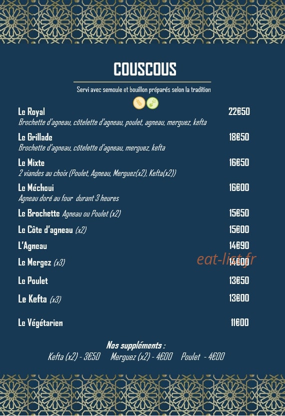 Le Simbad — carte page 7