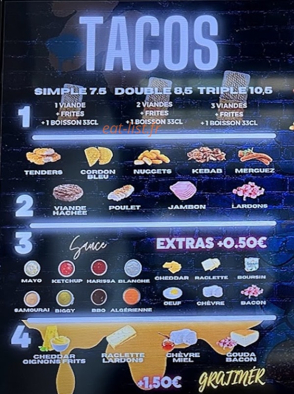 Primos pizza — carte page 4