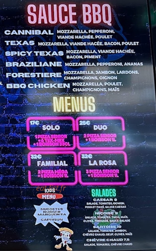 Primos pizza — carte page 8