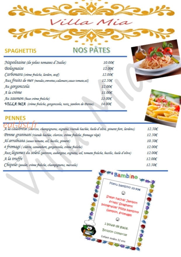 Villa Mia 2 — carte page 4
