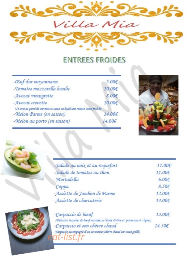 Villa Mia 2 — carte page 2