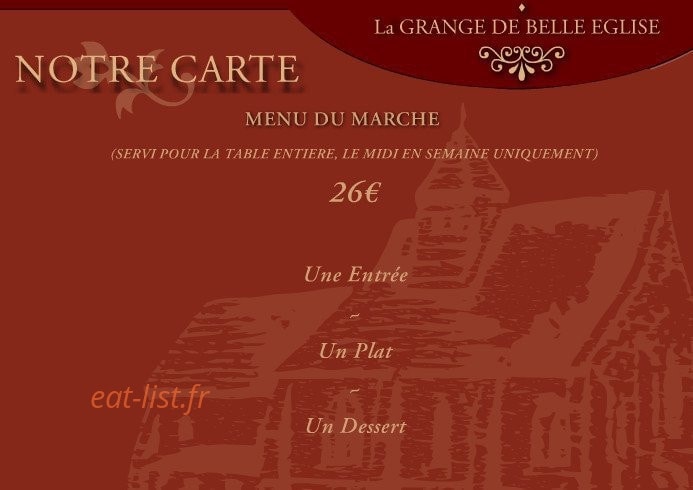La Grange de Belle-Église — carte page 6