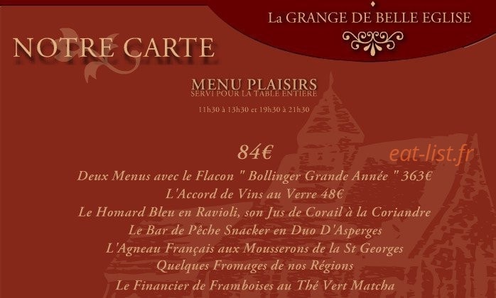 La Grange de Belle-Église — carte page 10