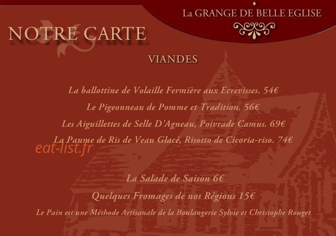 La Grange de Belle-Église — carte page 4