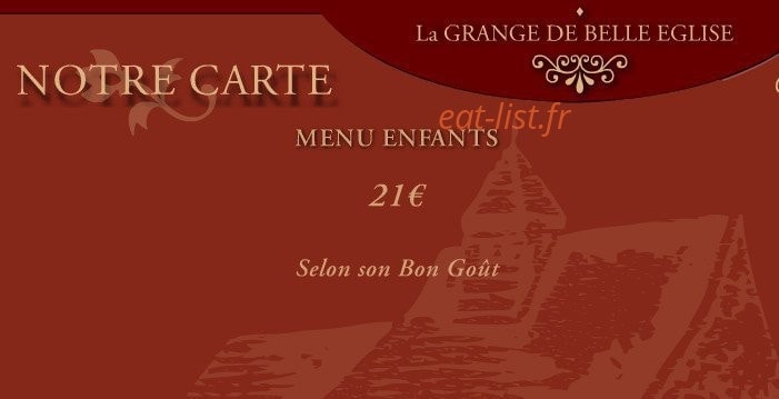 La Grange de Belle-Église — carte page 8