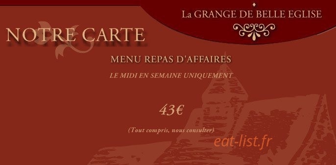 La Grange de Belle-Église — carte page 7