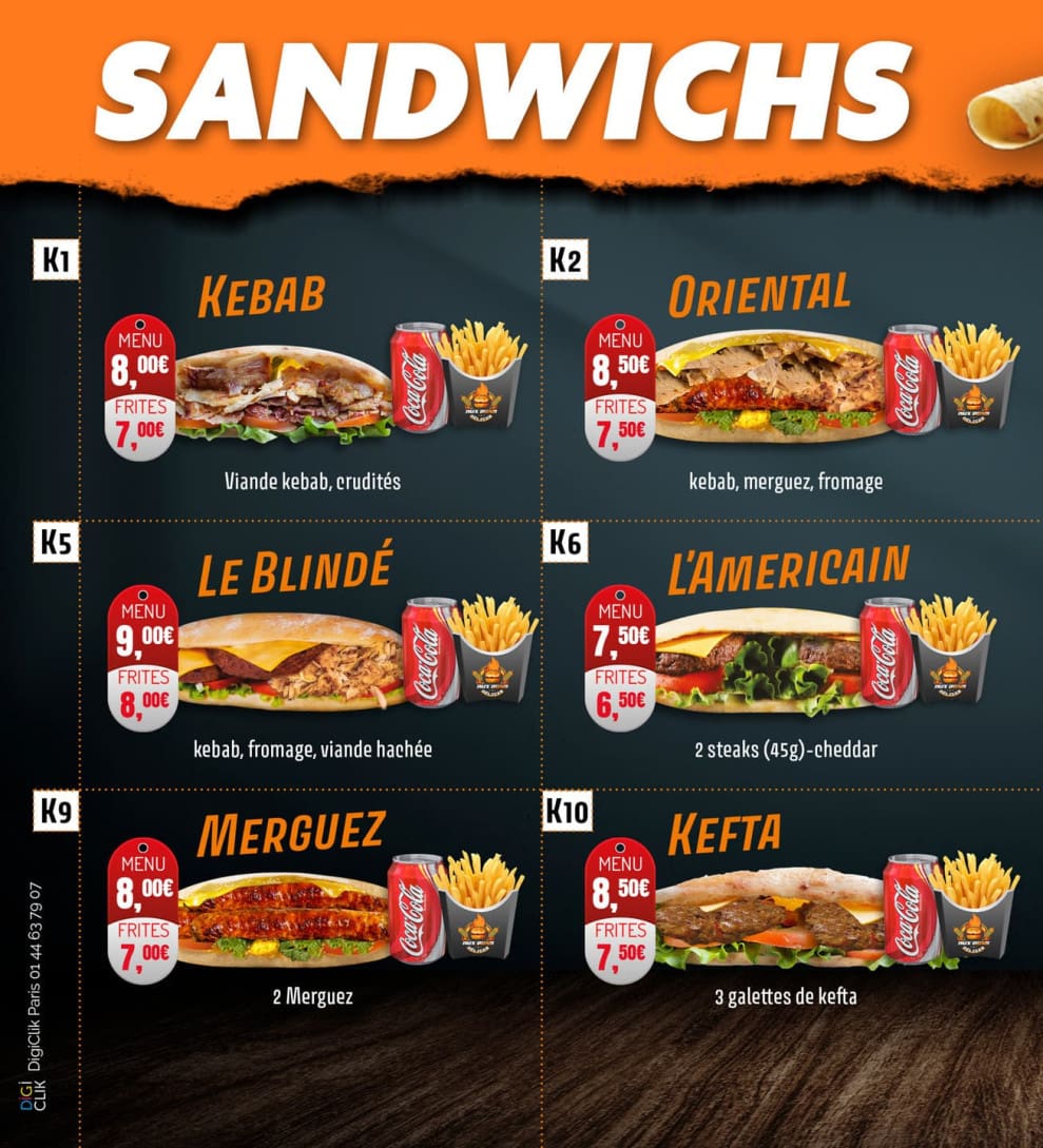 Aux bons délices — carte page 6