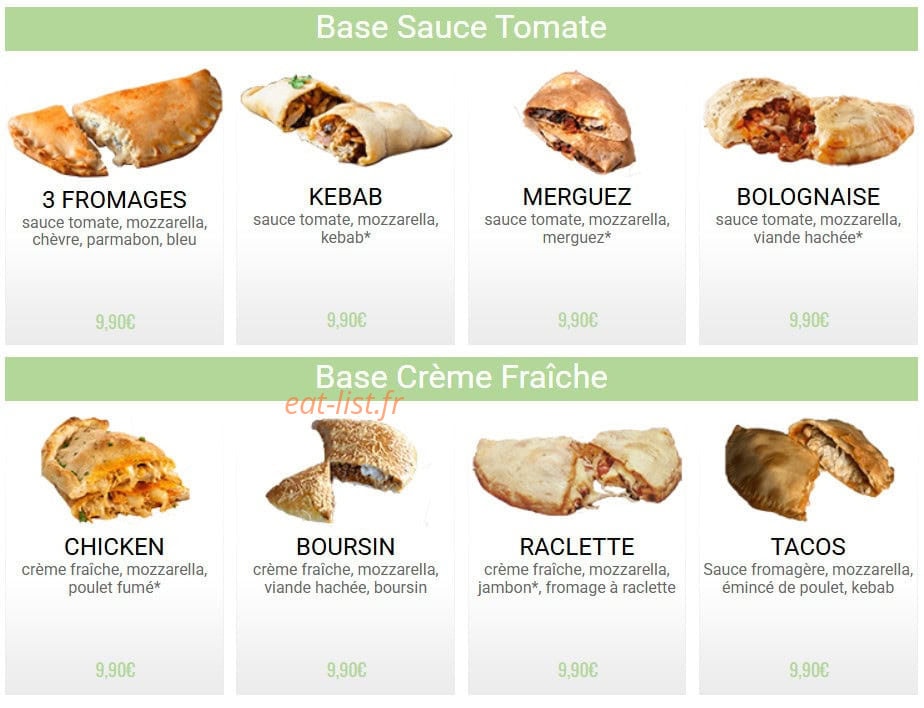 France Pizza — carte page 6