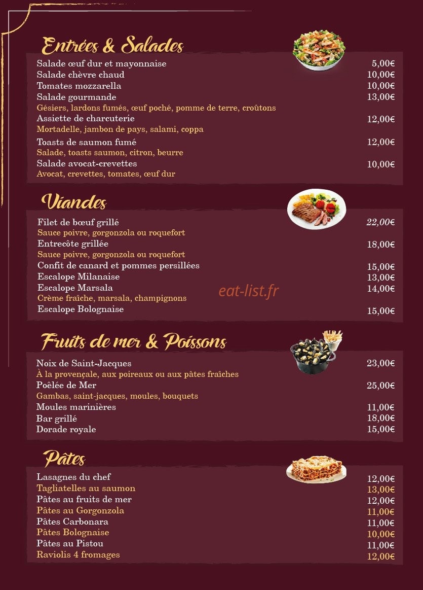 Pizza à Coye — carte page 3