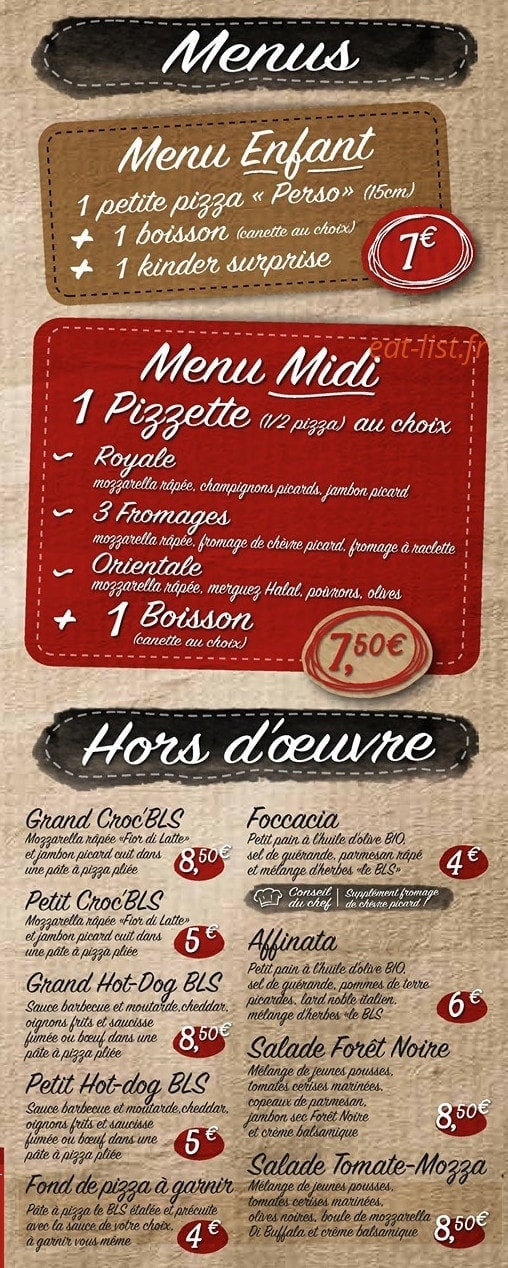 Le B.L.S — carte page 2