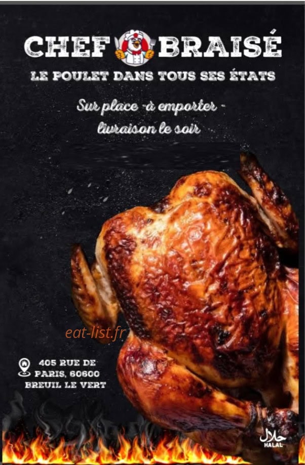 Chef braisé — carte page 1