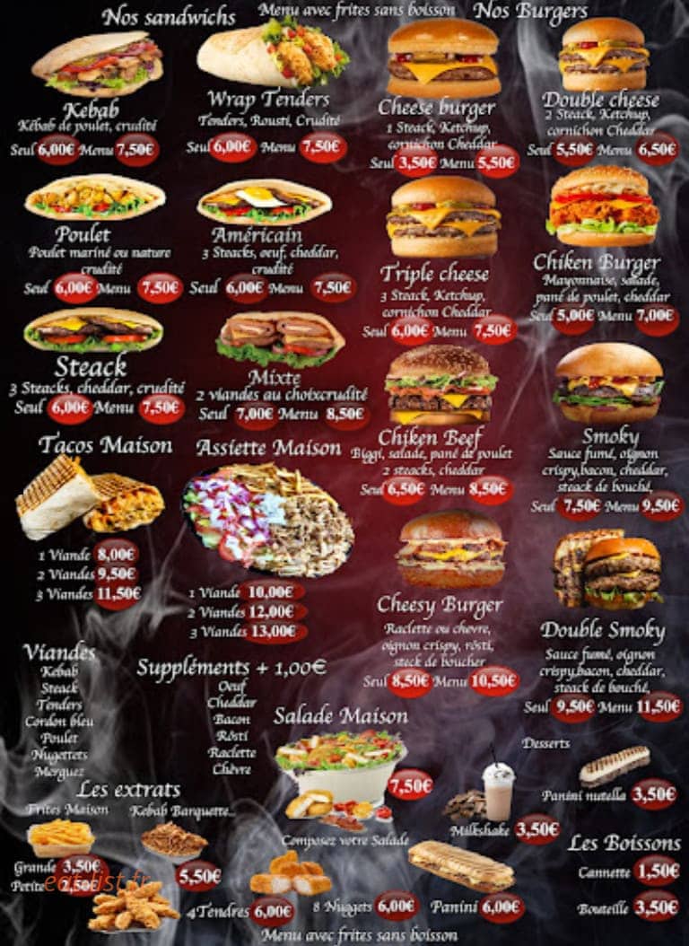 Grec&Beef — carte page 2