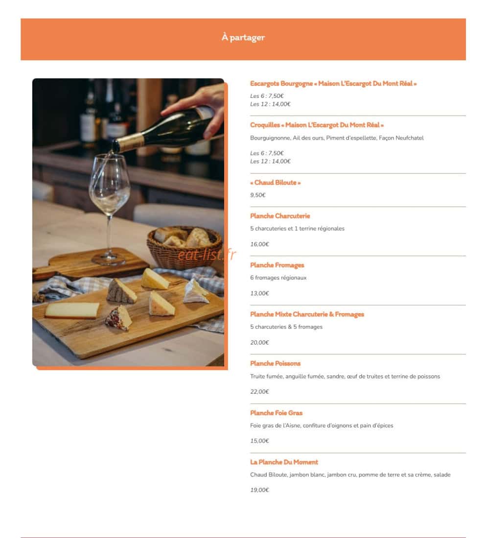 Cave & Terroirs — carte page 1