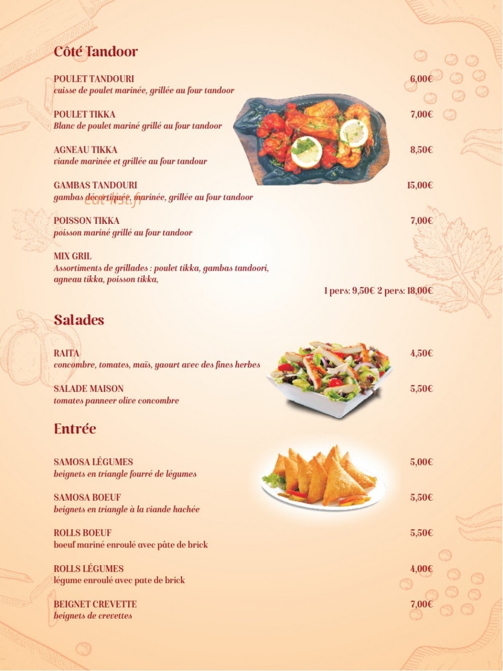 Jardin de l'Inde — carte page 3