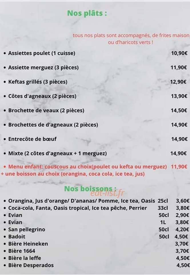 Le convivial — carte page 3