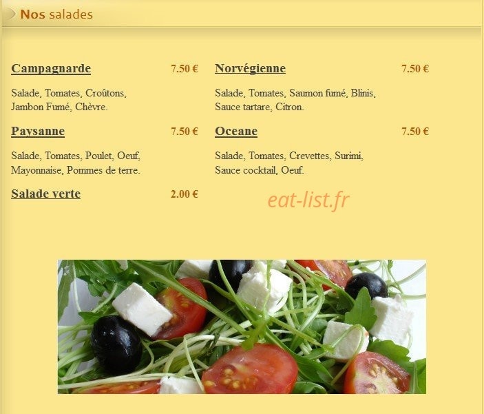 Pizza Lusitalia — carte page 8