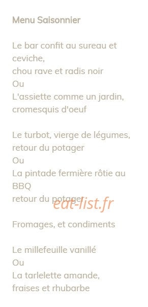 L'orée De La Forêt — carte page 3