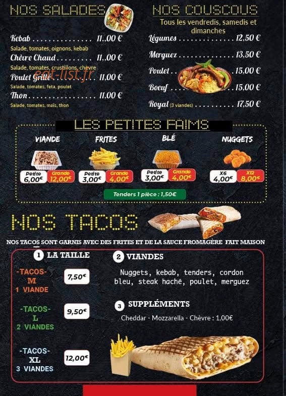 Grill Magny — carte page 4