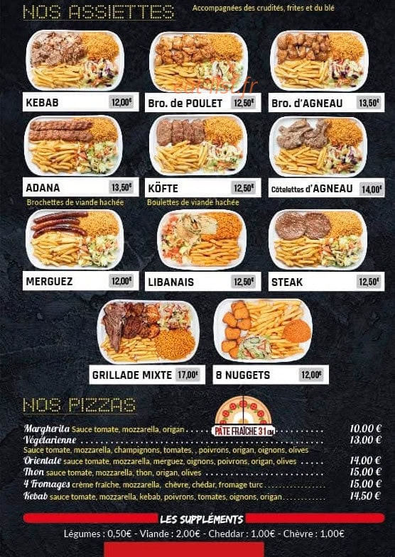 Grill Magny — carte page 3