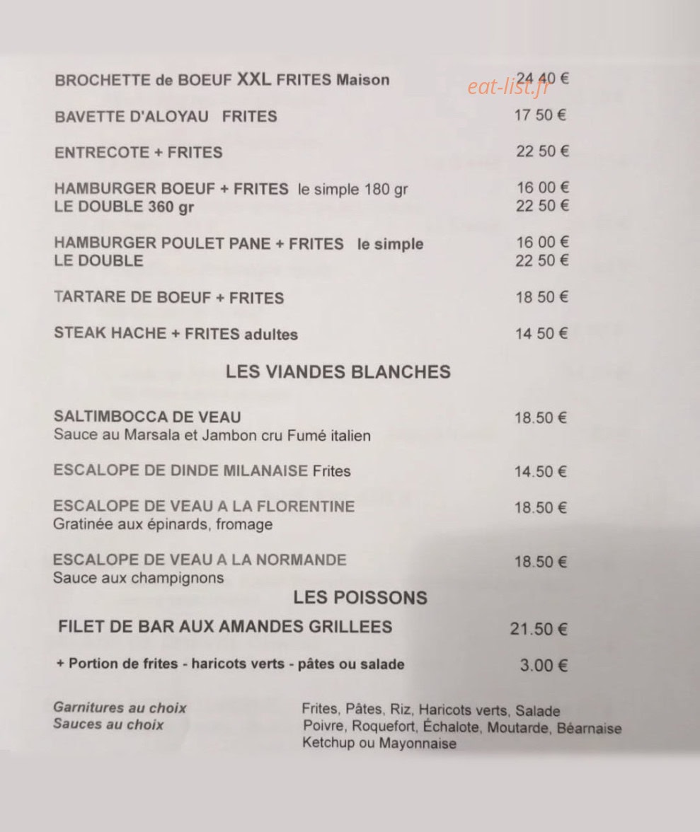 Restaurant Il Pozzo — carte page 5